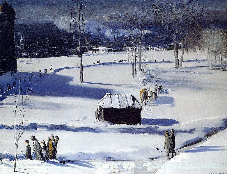 George Wesley Bellows Blue Snow the Battery